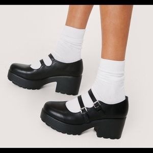 Double strap Mary Janes